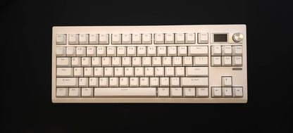 White Wireless Creamy Mechanical Keyboard Kit